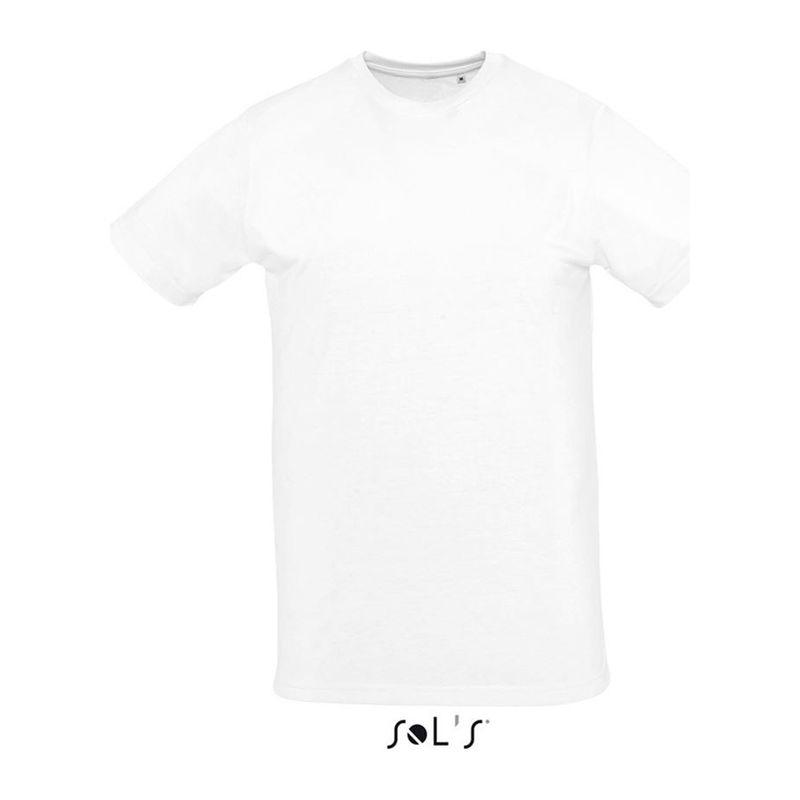 Tricou unisex pentru sublimare Sol's Sublima Alb