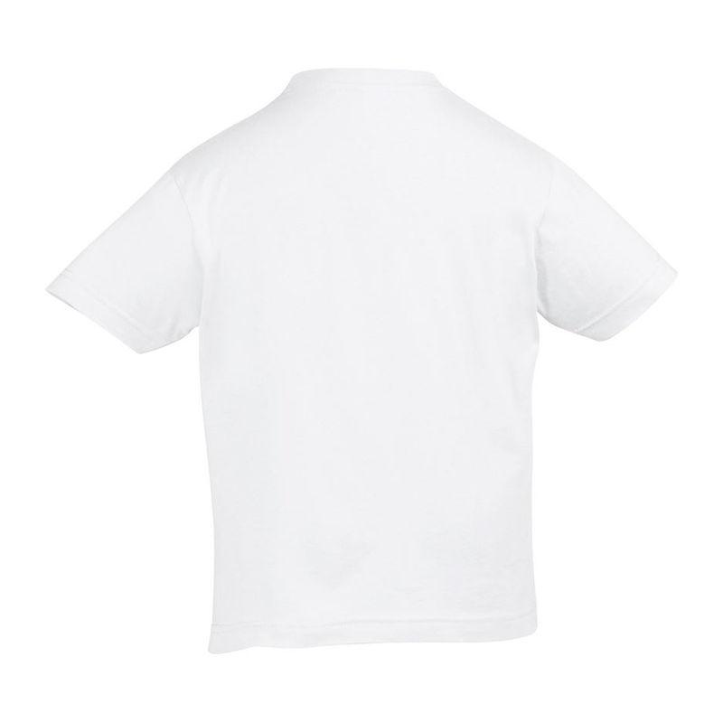 Tricou cu guler rotund pentru copii Sol's Regent Alb