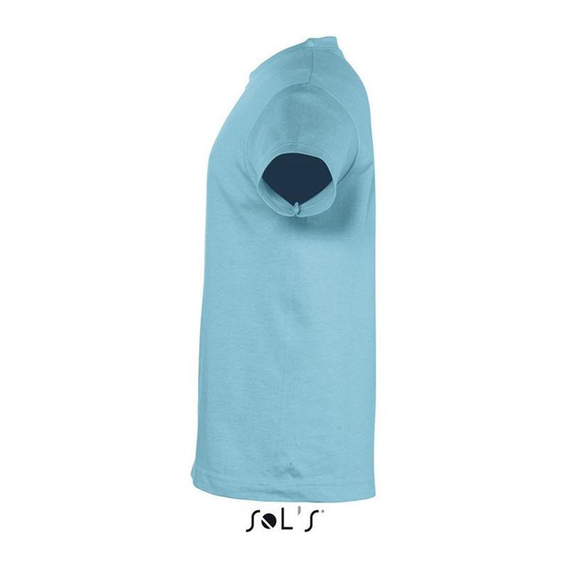 Tricou cu guler rotund pentru copii Sol's Regent Albastru