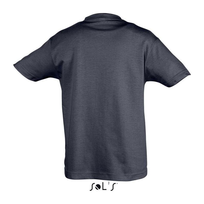 Tricou cu guler rotund pentru copii Sol's Regent Navy