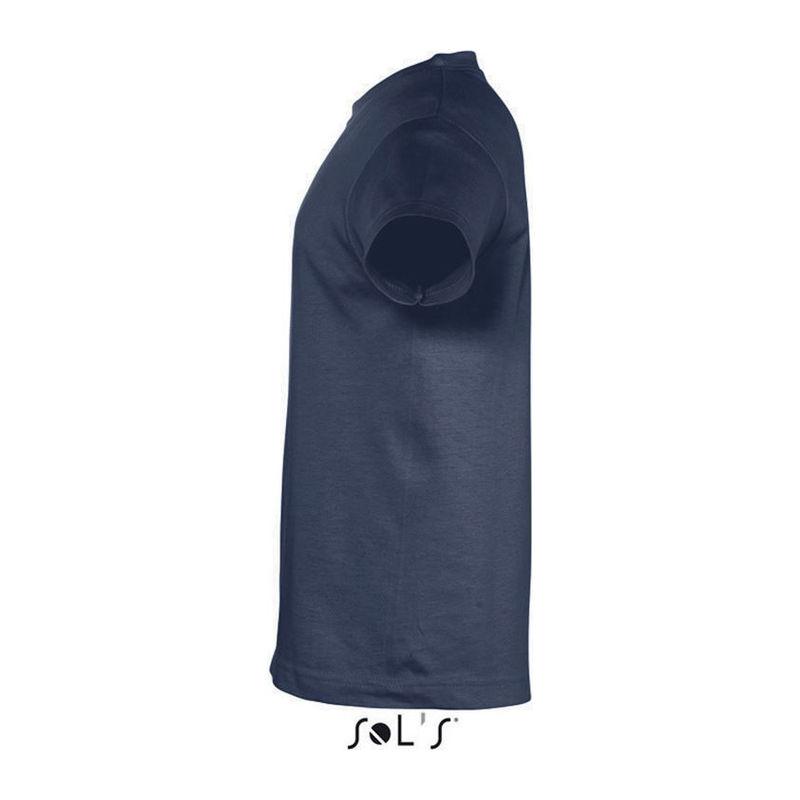 Tricou cu guler rotund pentru copii Sol's Regent Albastru