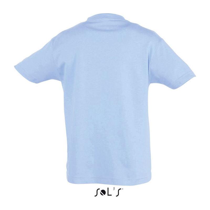Tricou cu guler rotund pentru copii Sol's Regent Albastru