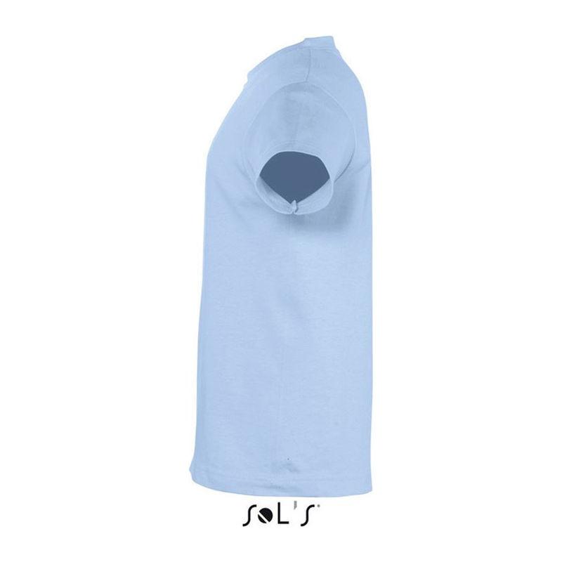 Tricou cu guler rotund pentru copii Sol's Regent Albastru