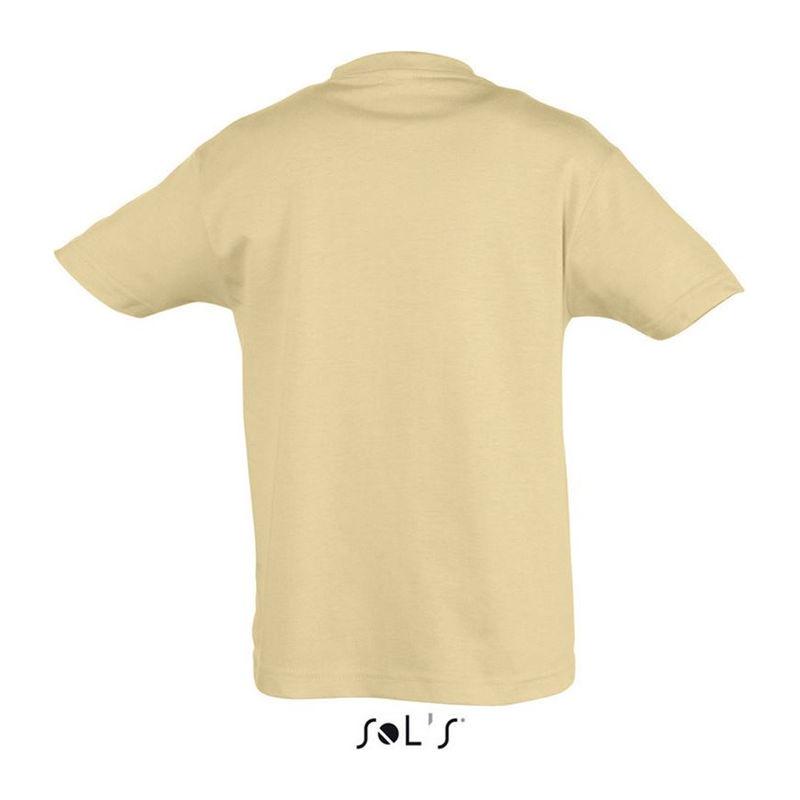 Tricou cu guler rotund pentru copii Sol's Regent Maro