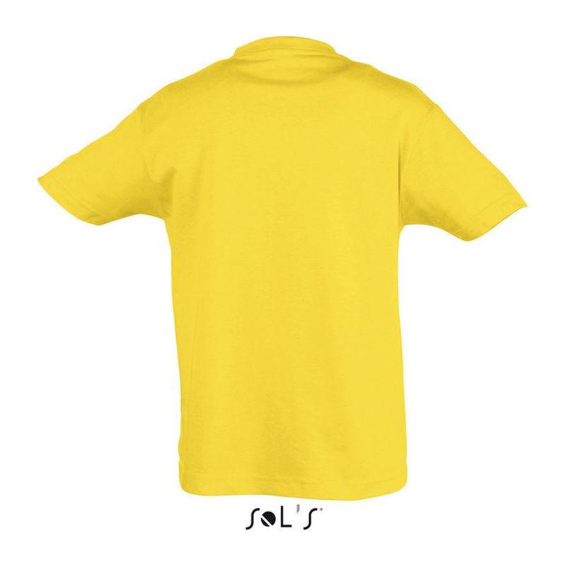 Tricou cu guler rotund pentru copii Sol's Regent Portocaliu