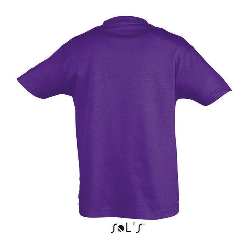 Tricou cu guler rotund pentru copii Sol's Regent Mov