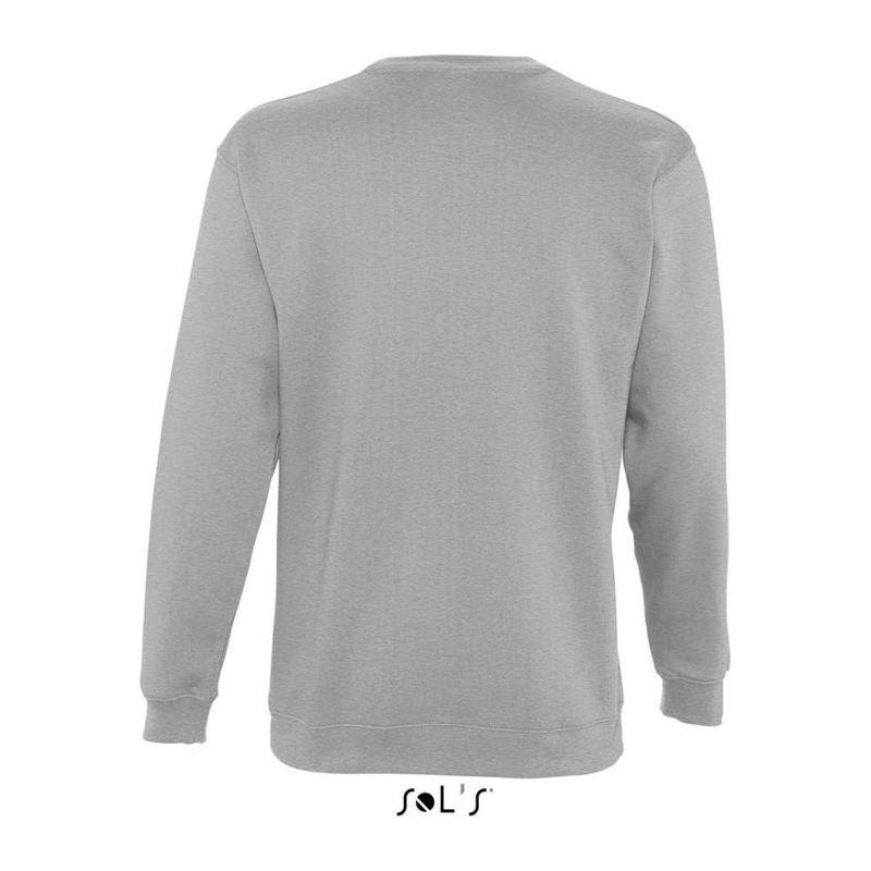 Bluză unisex Sol's New Supreme Grey Melange L