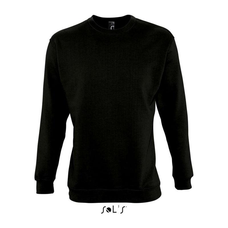 Bluză unisex Sol's New Supreme Negru XL