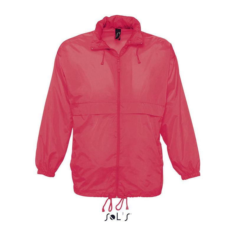 Jachetă antivânt unisex Sol's Surf Neon Coral XS