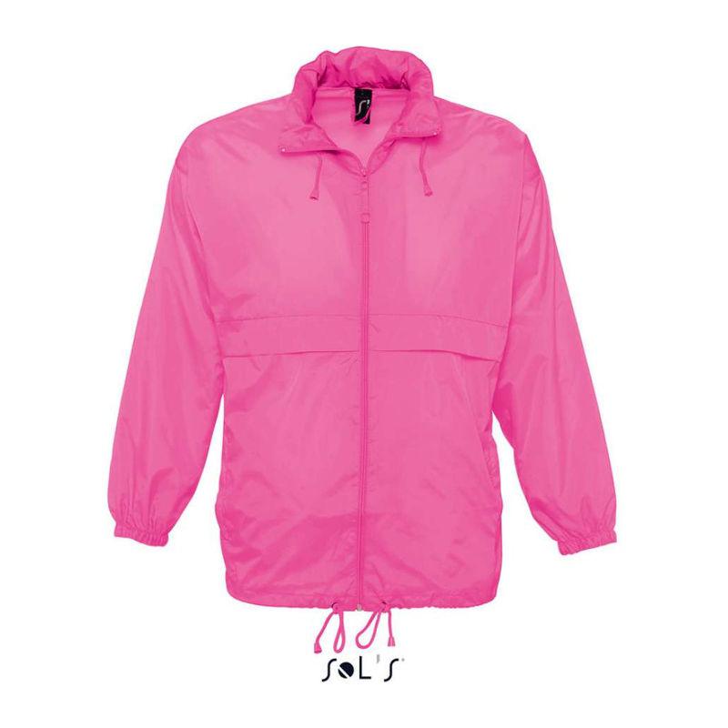 Jachetă antivânt unisex Sol's Surf Neon Pink 2 L