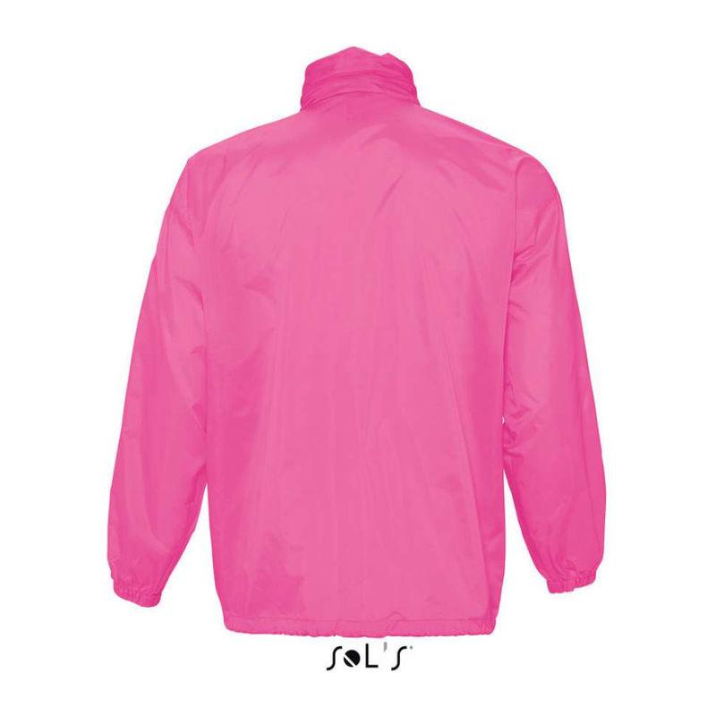 Jachetă antivânt unisex Sol's Surf Neon Pink 2 L