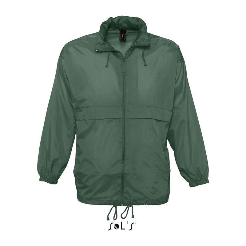 Jachetă antivânt unisex Sol's Surf Verde