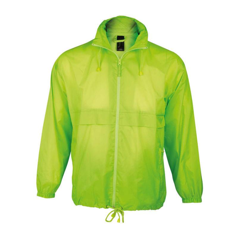 Jachetă antivânt unisex Sol's Surf Neon Lime L