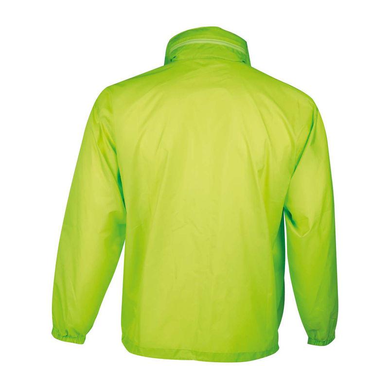 Jachetă antivânt unisex Sol's Surf Neon Lime L