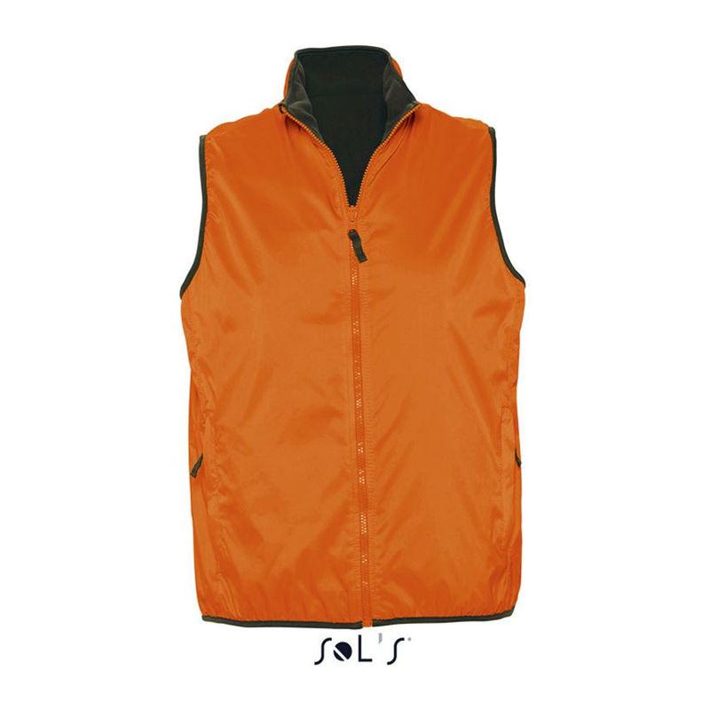 Vestă reversibilă unisex Sol's Winner Portocaliu