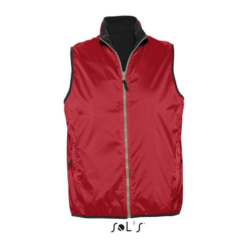 Vestă reversibilă unisex Sol's Winner Rosu