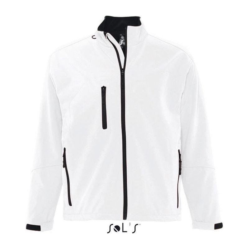 Jachetă softshell pentru bărbați Sol's Relax Alb 3XL