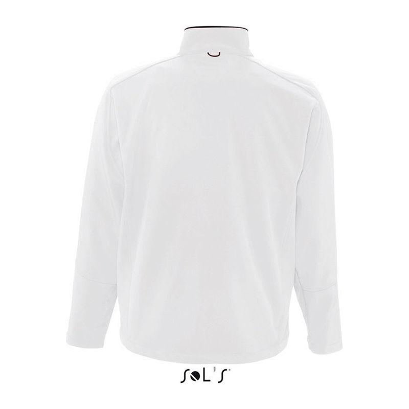 Jachetă softshell pentru bărbați Sol's Relax Alb 4XL