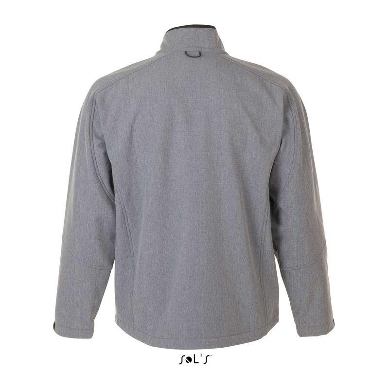 Jachetă softshell pentru bărbați Sol's Relax Grey Melange XXL