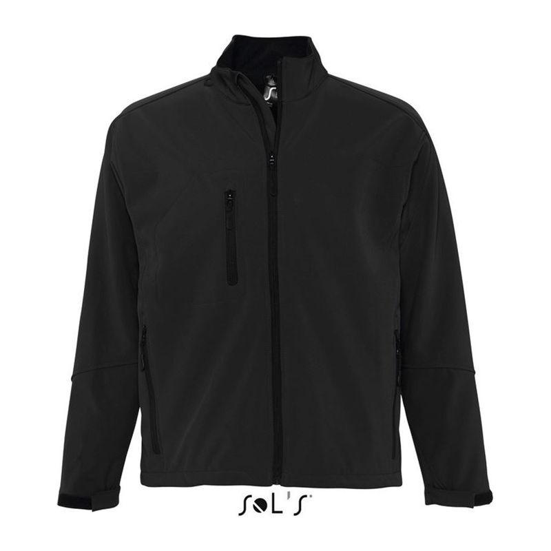 Jachetă softshell pentru bărbați Sol's Relax Negru 3XL