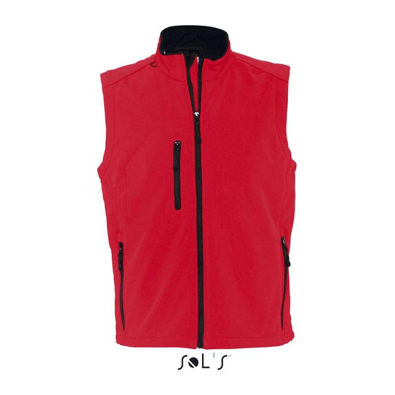 Vestă softshell pentru bărbați Sol's Rallye Pepper Red