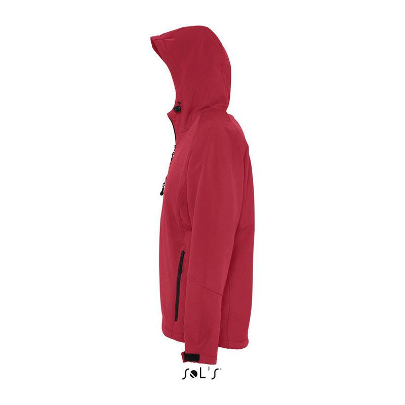 Jachetă softshell cu glugă pentru bărbați Sol's Replay Pepper Red M