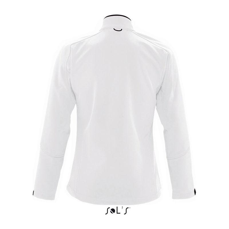Jachetă softshell cu fermoar pentru femei Sol's Roxy Alb XL