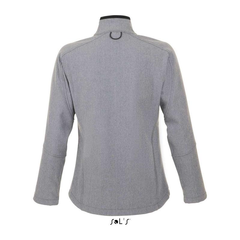 Jachetă softshell cu fermoar pentru femei Sol's Roxy Grey Melange XL