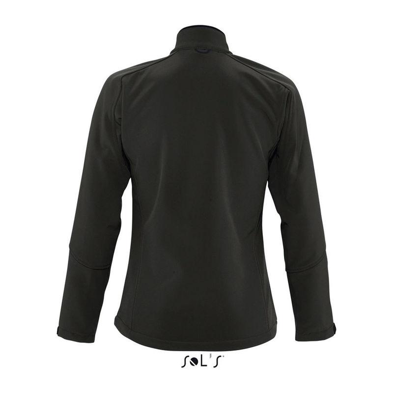 Jachetă softshell cu fermoar pentru femei Sol's Roxy Negru M