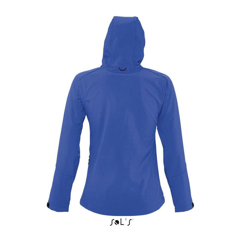 Jachetă softshell cu glugă pentru femei Sol's Replay Albastru XL