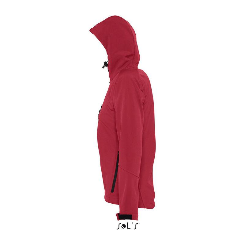 Jachetă softshell cu glugă pentru femei Sol's Replay Pepper Red L
