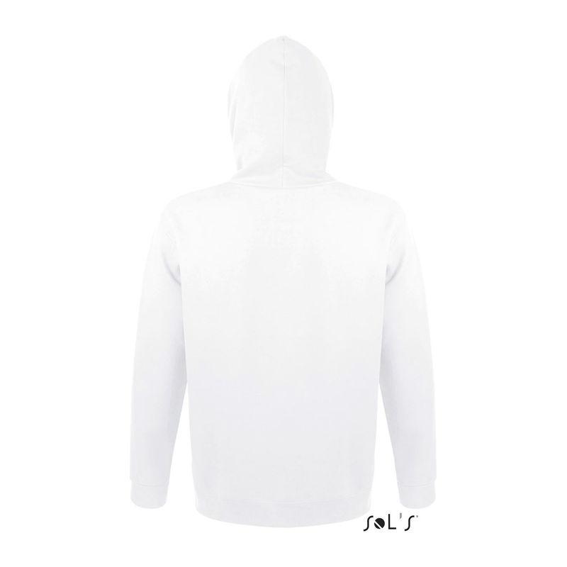 Hanorac cu glugă unisex Sol's Snake Alb L