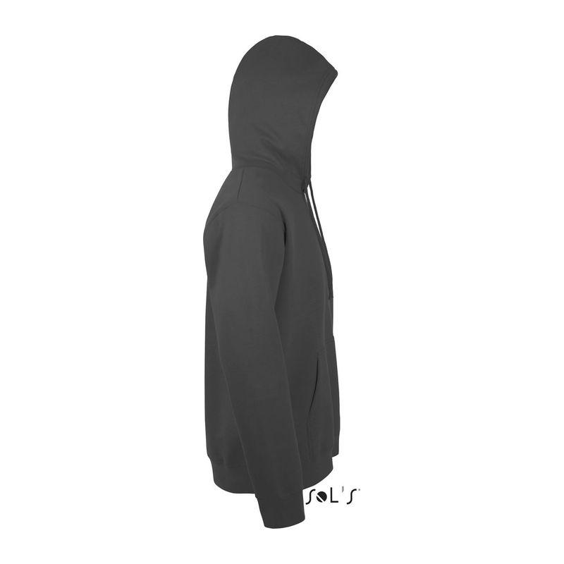 Hanorac cu glugă unisex Sol's Snake Gri S