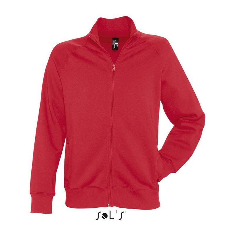 Jachetă cu fermoar pentru bărbați Sol's Sundae Rosu