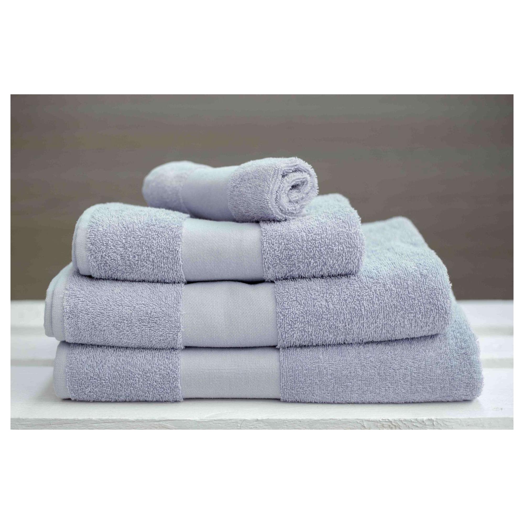 Prosop de baie clasic Olima Silver Blue