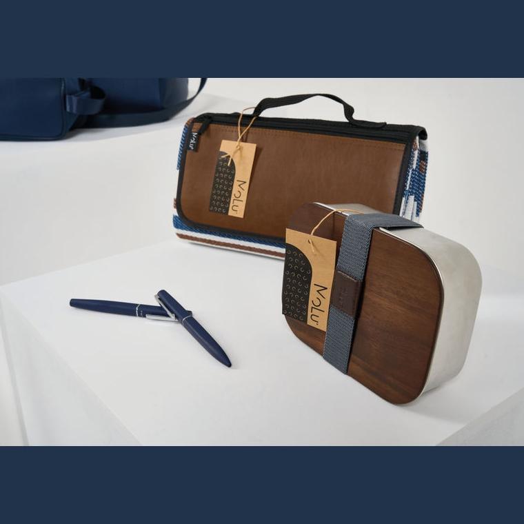 Set de scris MoLu Sainte-Maxime Albastru închis