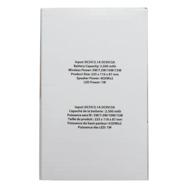 Bluetooth speaker MoLu Limassol, 2.000 mAh Beige