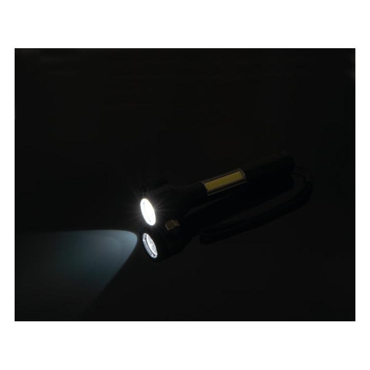 Lanternă reîncărcabilă Trent Negru