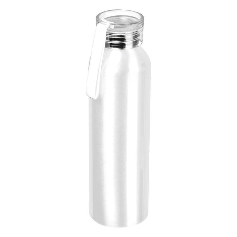 Termos aluminiu reciclat Cork, 600 ml Alb