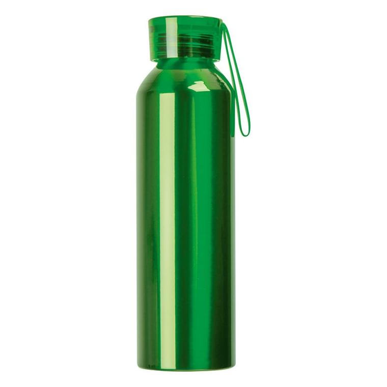 Termos aluminiu reciclat Cork, 600 ml Verde