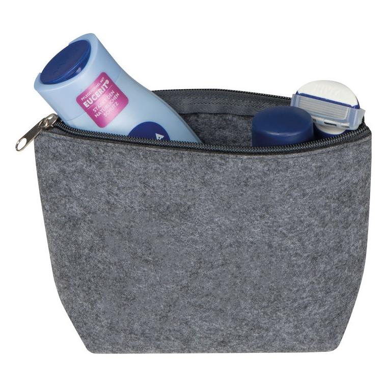 Geantă cosmetice RPET Cremona Gri-Argintiu