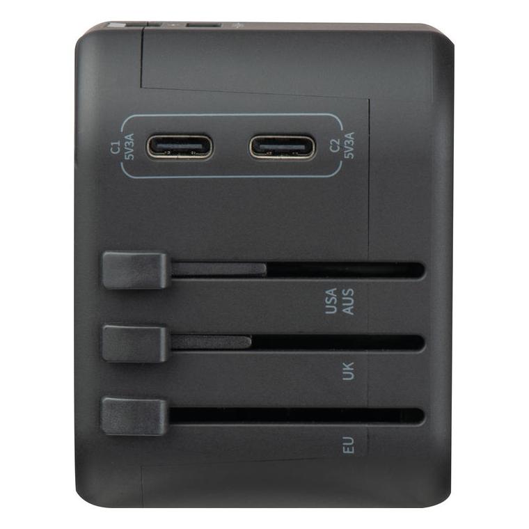 Adaptor de călătorie Maracena Negru