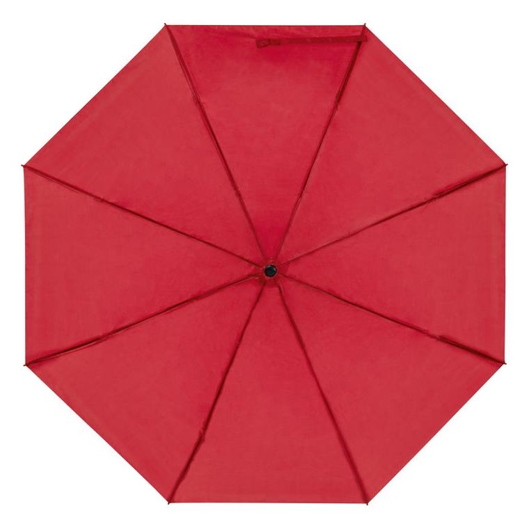 Umbrelă de buzunar RPET Northampton Roșu