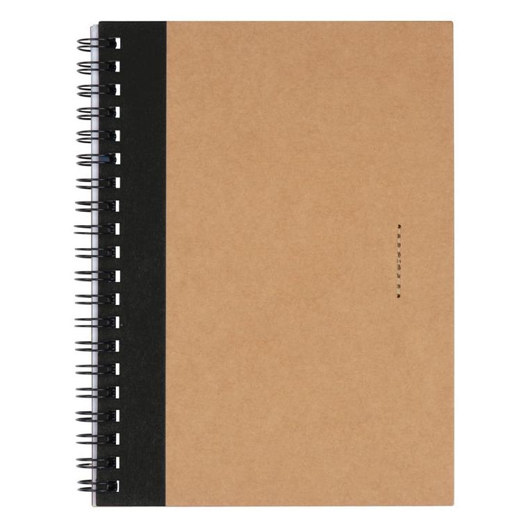 Notes cu spirală Ravenna, A5 Negru