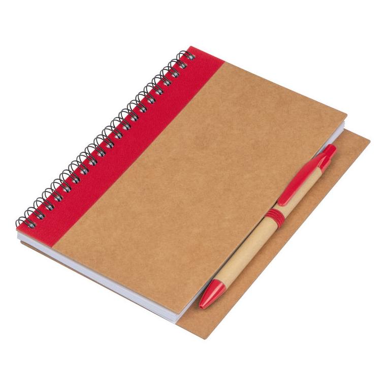 Notes cu spirală Ravenna, A5 Roșu