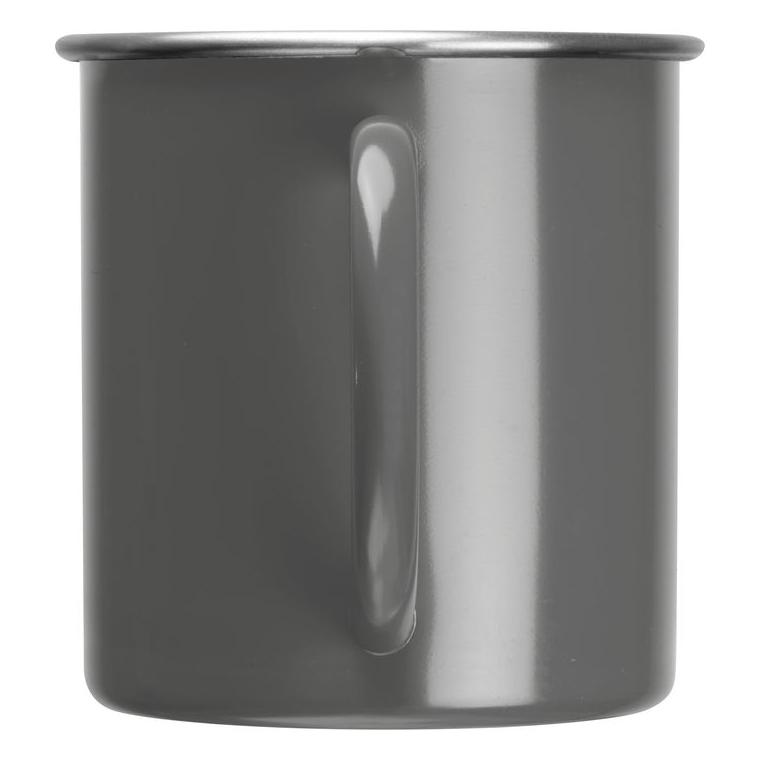 Cană din oțel Trezzo, 350 ml Gri-Argintiu