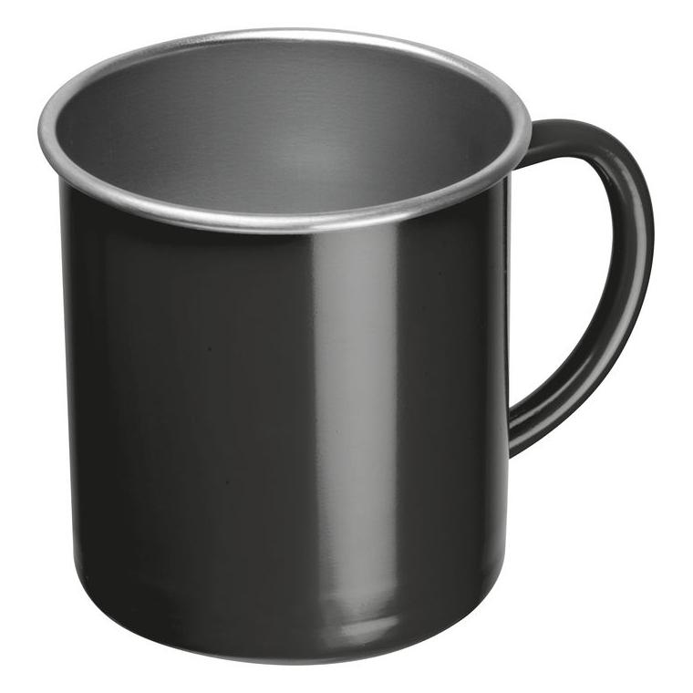 Cană din oțel Trezzo, 350 ml Negru