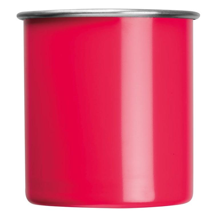 Cană din oțel Trezzo, 350 ml Roșu