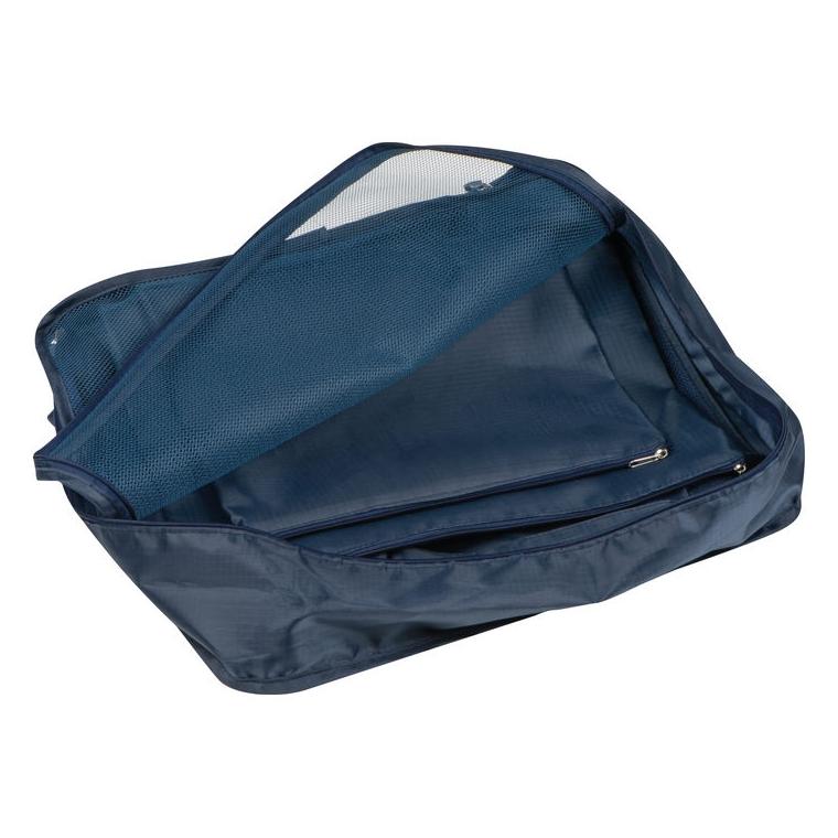 Set 4 organizatoare pentru călătorie Belmont Albastru închis