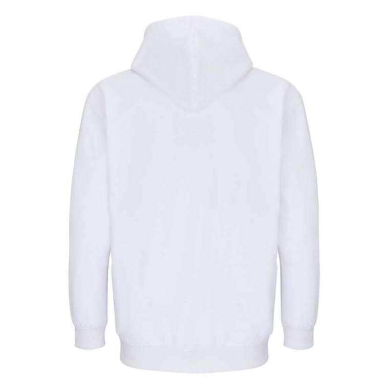 Hanorac unisex cu fermoar Sol's Carter Alb S